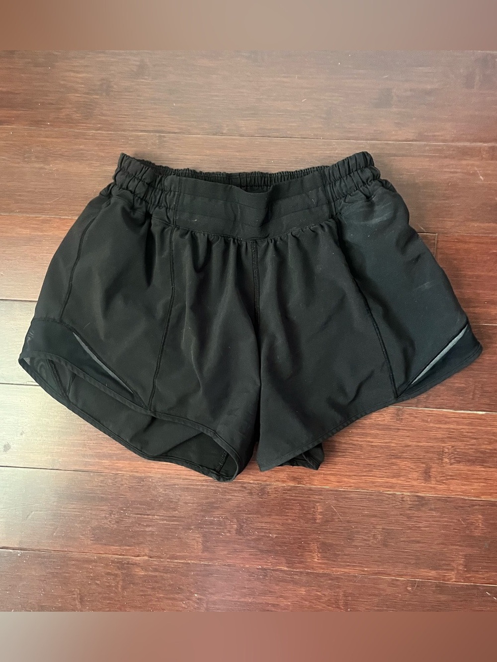 lululemon athletica Women’s Black Athletic Running Shorts - Picture 2 of 4
